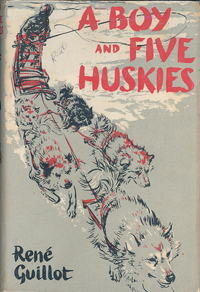 I knew this would be a great story when I saw the cover! Five huskies racing through the snow... What a life!